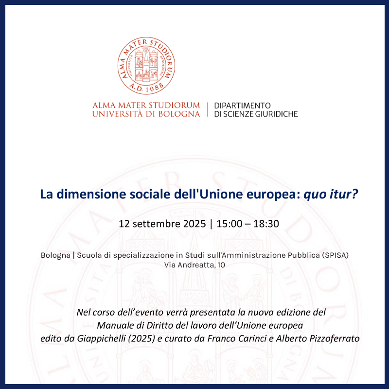 La dimensione sociale dell'Unione europea: quo itur?