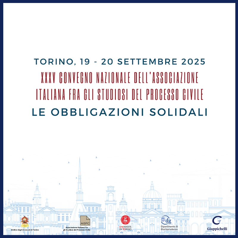 XXXV Convegno Nazionale dell'Associazione Italiana fra gli Studiosi del Processo Civile