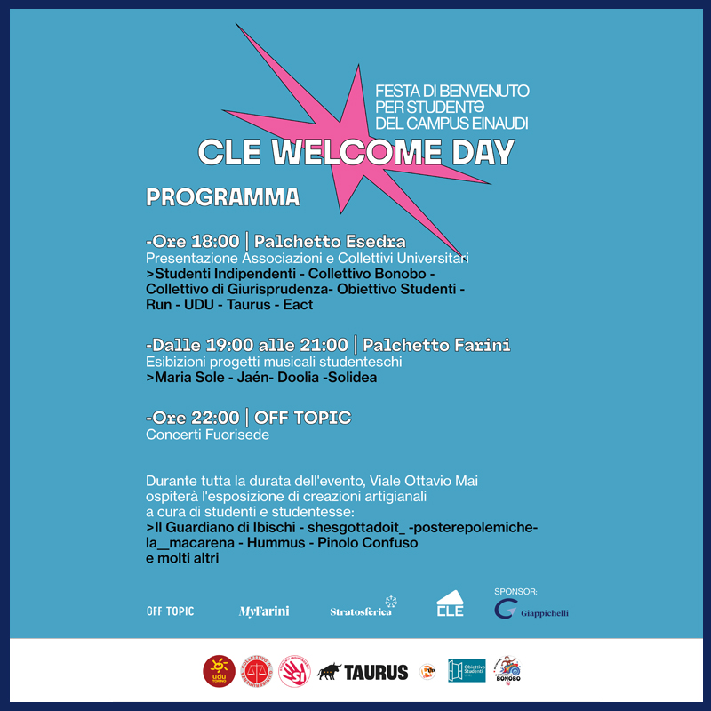 CLE welcome day