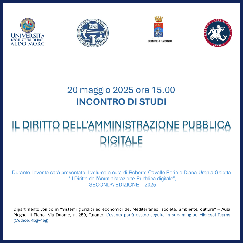 Il Diritto dell’Amministrazione Pubblica Digitale
