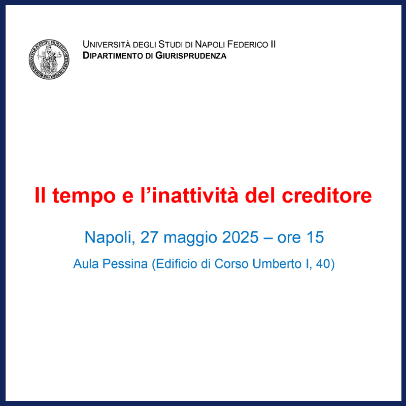 Il tempo e l’inattività del creditore