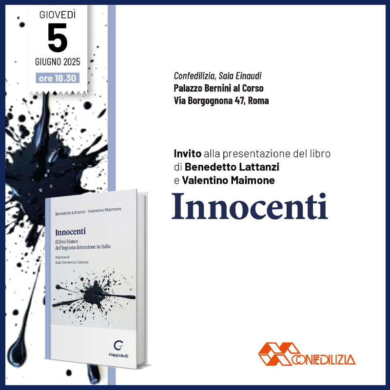 Presentazione del volume Innocenti di Benedetto Lattanzi, Valentino Maimone