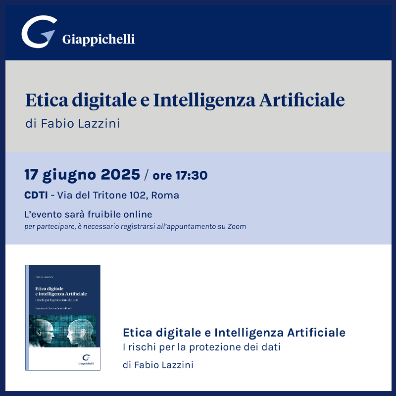 Presentazione del volume Etica digitale e Intelligenza Artificiale di Fabio Lazzini